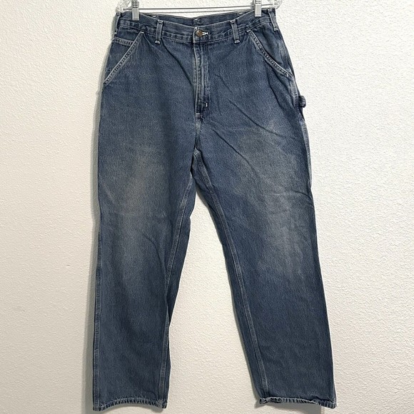 Carhartt Other - CARHARTT Jeans Mens 36 x 34 work dungaree loose original fit Carpenter B13 DST